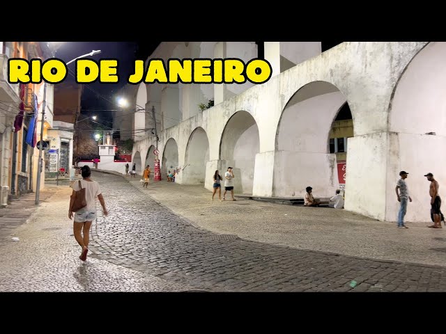 The Reality of Nights in Downtown Rio de Janeiro | Brazil |【4K】2024