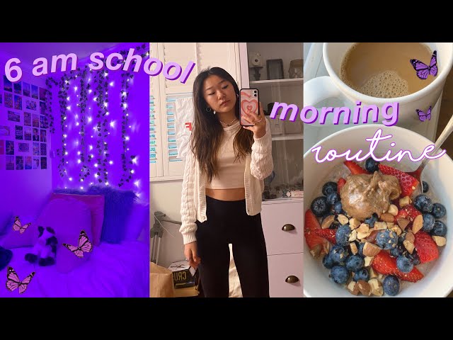 6AM PRODUCTIVE SCHOOL MORNING ROUTINE 2021