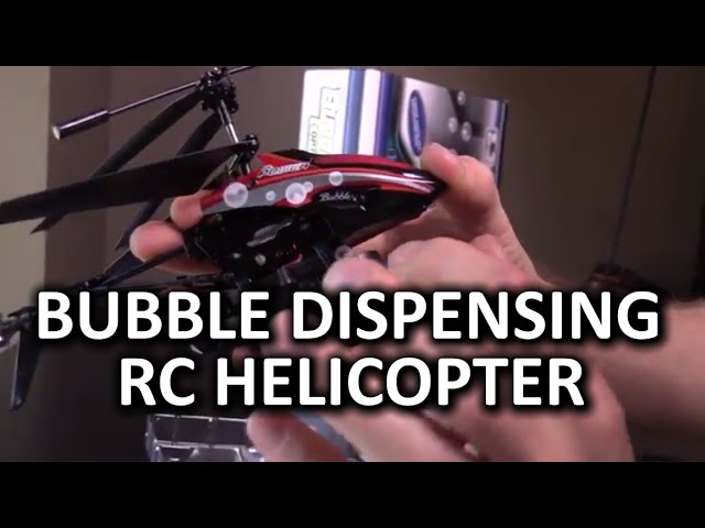 Bubble Dispensing Remote Control Helicopter
