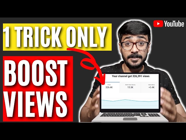 1 Trick Only! (100% Working) | Get More Views on YouTube 2021 | Get Views on YouTube Fast