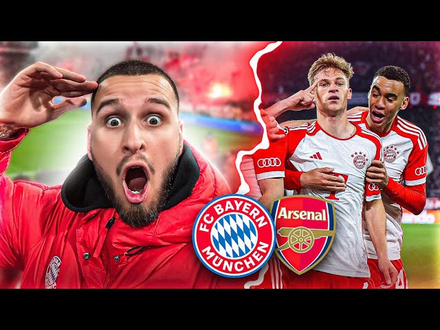 ICH KANN NICHT MEHR! HALBFINALE 😍😱 FC Bayern vs. Arsenal - UCL Stadion-Vlog 🔥🔥