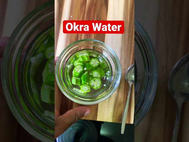 How Make Okra Water #shorts