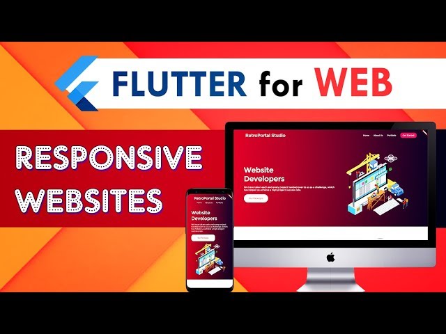 Flutter Web - Building a Responsive Website in Flutter | Flutter UI Design Tutorial