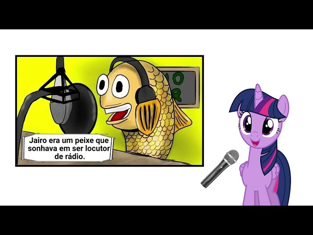 MLP Twilight faz piada "Jairo era um peixe que sonhava em ser o locutor de rádio" [15.ai 2024]