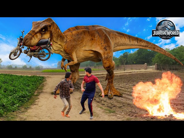 Most Realistic T Rex Chase Short Films | Jurassic Park Fan Made Short Film | Huzi Films