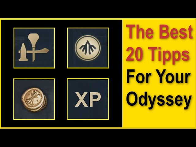 Assassins Creed Odyssey - 20 Tips for Experts - How to get more XP, Damage, Money, Ability points