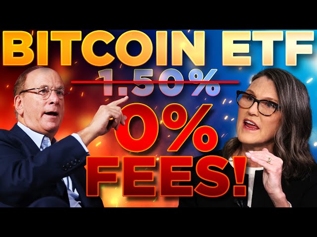 BlackRock Lowers Bitcoin ETF Fees 🚨 Cathie Slashes Prices Again!