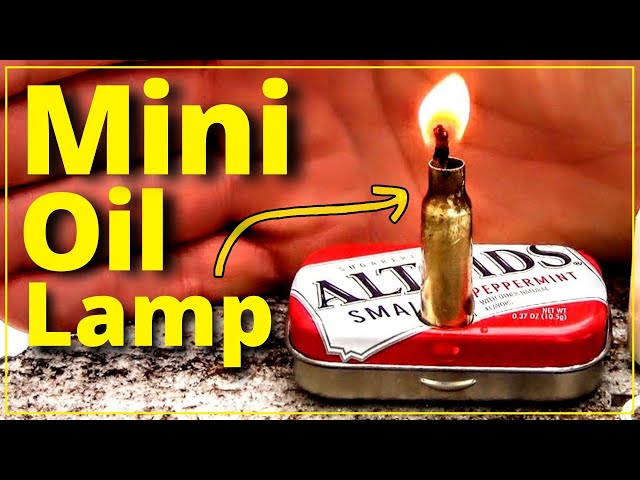 MINI OIL LAMP [Really Works!]