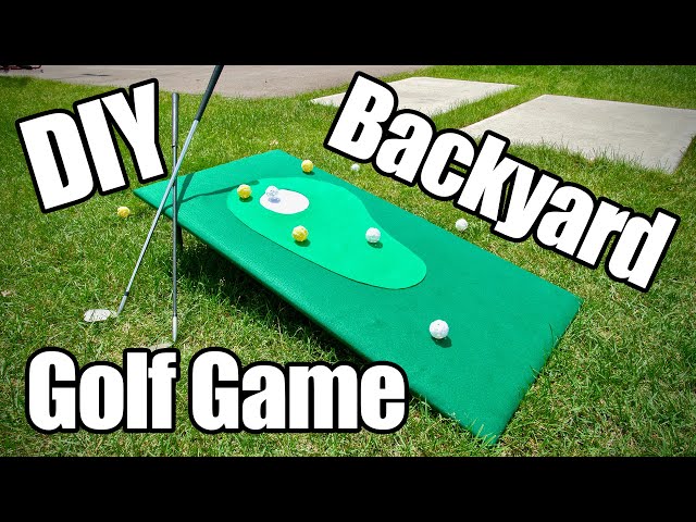 Backyard Golf Game - Easy DIY Build
