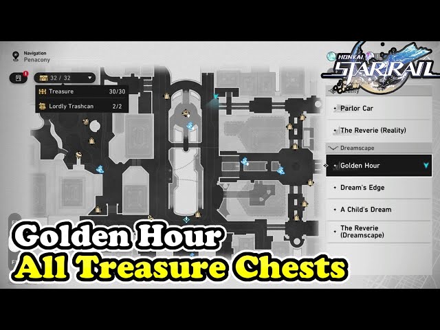 Honkai Star Rail Golden Hour All Chest Locations (Chests & Lordly Trashcan)