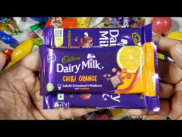New Cadbury Dairy Milk Chilli Orange chocolate | ASMR