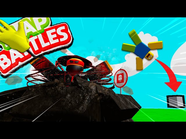 EXCAVATOR someone into the CUBE of DEATH Challenge in Slap Battles - Roblox