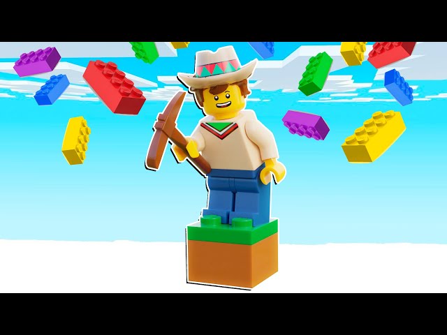 ¡Minecraft PERO es 1 BLOQUE de LEGO! 😲🧱💛 SILVIOGAMER MINECRAFT PERO