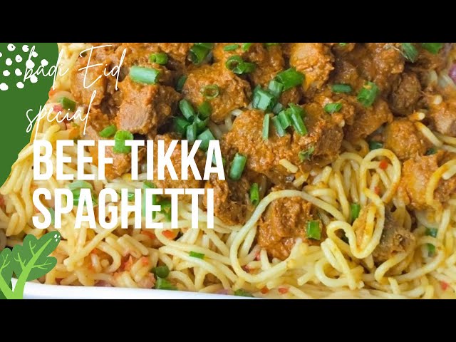 Beef Tikka Spaghetti/ عيد الضحٰى اسڀشٻل  / Beef Noodles