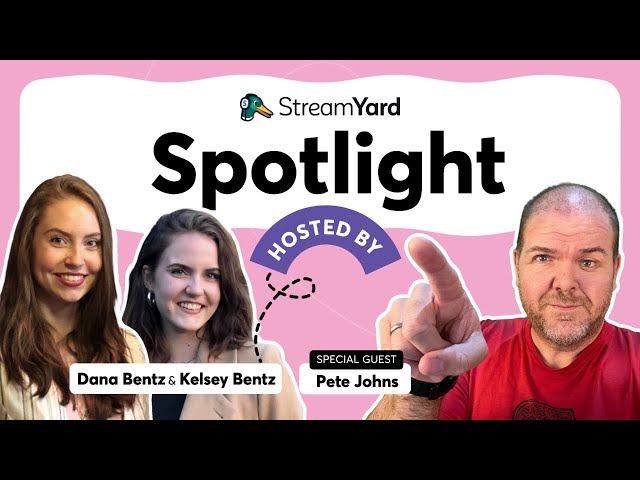 Hosting Multiple Shows on StreamYard: StreamYard Spotlight