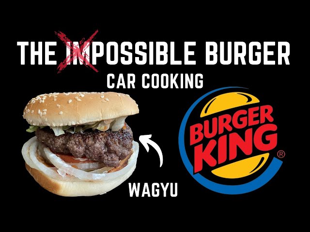 Car Cooking: Fixing the IMPOSSIBLE Burger #shorts