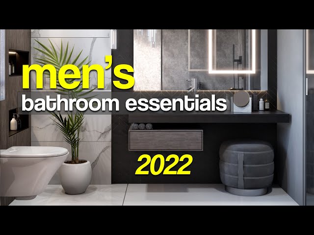 5 Cool Items EVERY MAN Needs in His Bathroom