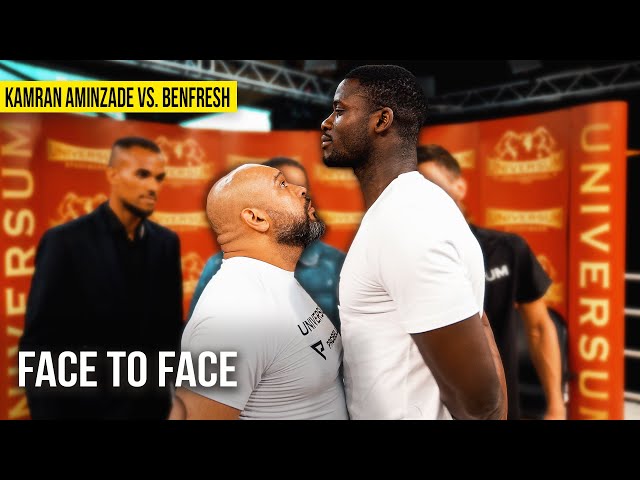 KAMRAN AMINZADE VS. BEN "BENFRESH" ADWUBI - FACE TO FACE
