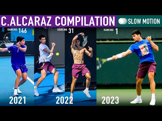 Carlos Alcaraz Compilation | slow motion 2021~ 2023