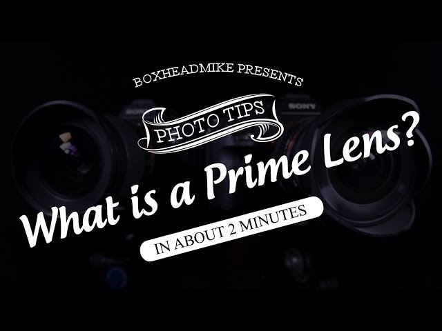 What is a prime lens?