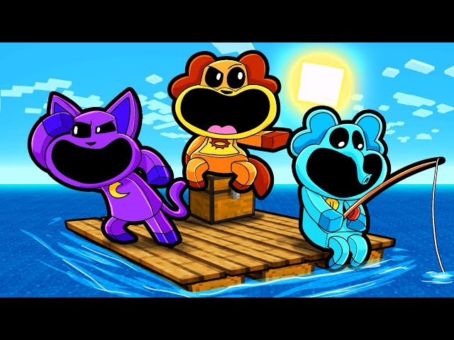 Stranded Raft Survival with CATNAP & SMILING CRITTERS!