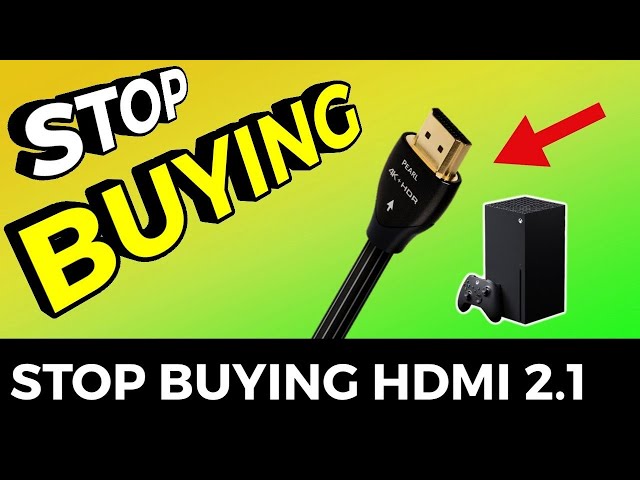 STOP Buying Hdmi 2.1 TVs For Next-Gen Consoles