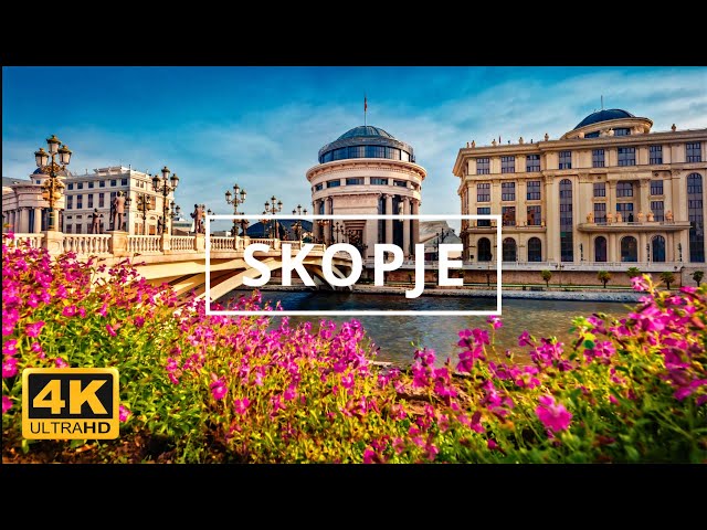 Skopje, Macedonia 🇲🇰 | 4K Drone Footage