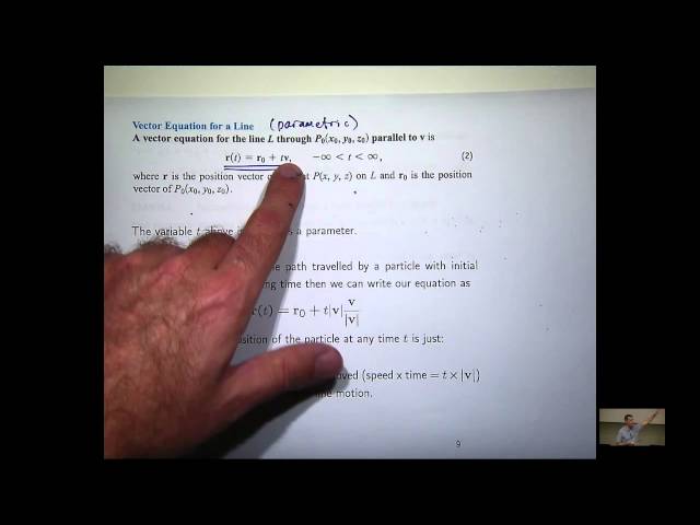 Intro to curves and vector functions