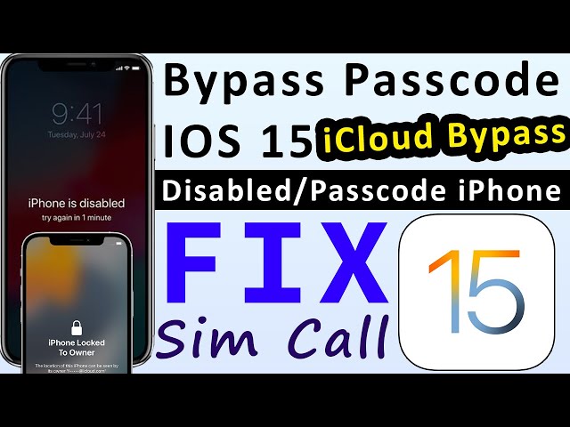 iCloud Bypass iOS 15 | Unlock Disabled iPhone Without Passcode | FIX Disabled/Passcode iPhone iOS 15