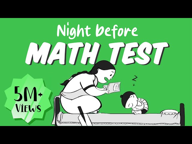 Night Before Math Test | Viral Animated Short Ad Film  | Funny Indian Childhood Memories | Exams