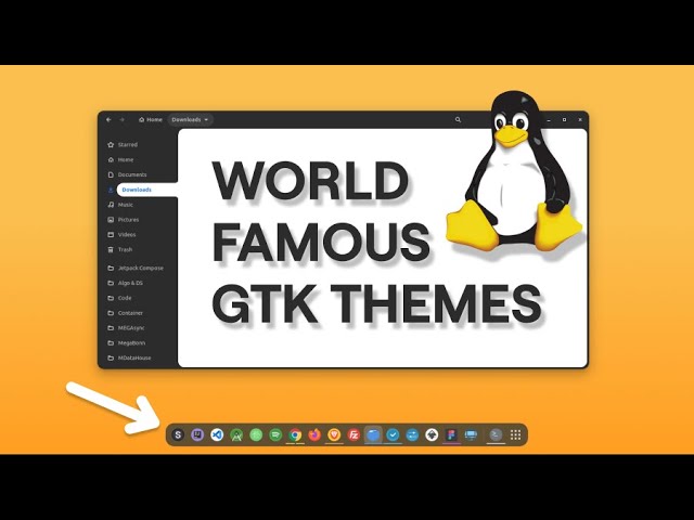 World-famous GTK themes for Linux