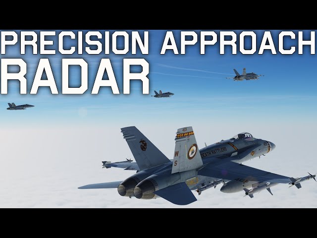 DCS F/A-18C Hornet Precision Approach Radar Demonstration with US Navy ATC Controller!