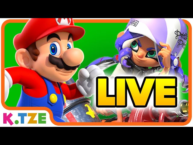 🔴 LIVE! Mario Kart und Splatoon 3 im ersten Winter-Stream!