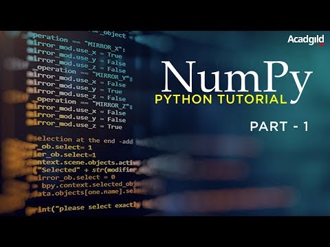 NumPy Python Tutorials