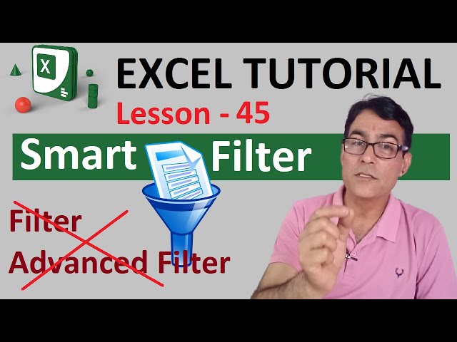 Smart Advance Filter in Excel | MS Excel Tutorial lesson - 45 | Advanced filter with Macro in excel