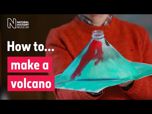 How to make a volcano: A super quick and easy project | Natural History Museum