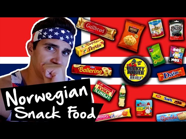 American tries Norwegian Food & Snacks!!!