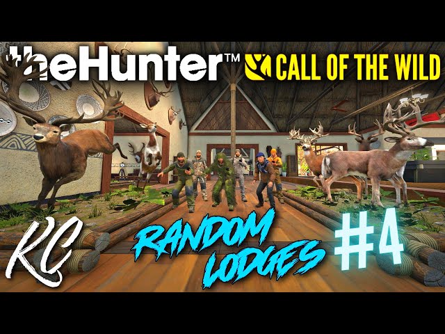 The CRAZIEST Red Deer Trophies! Random Multiplayer Trophy Lodge Tours #4! | Call of the Wild