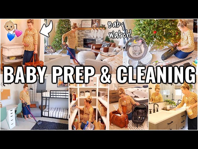 BABY PREP & CLEANING!!👶🏻 WHOLE HOUSE CLEAN WITH ME | DAY IN MY LIFE AT OUR ARIZONA FIXER UPPER