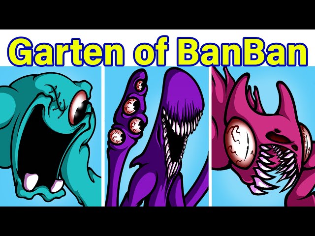 ALL New Monsters Garten of Banban 3 Leaks/Concepts Сompilation | Friday Night Funkin
