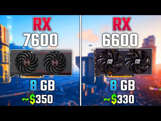 AMD RX 7600 vs RX 6600 | Test in 7 Games