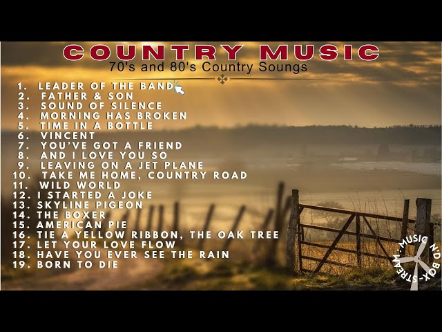 Relax with Country Music of 70's - 80's | Music n'd Box