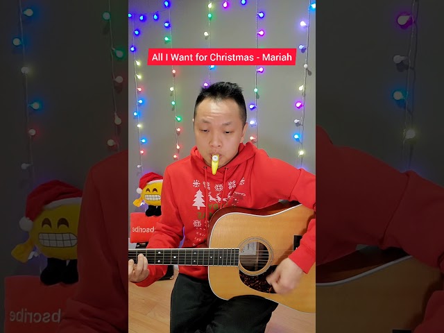 All I Want for Christmas is You - Mariah Carey - Kazoo Cover #Shorts