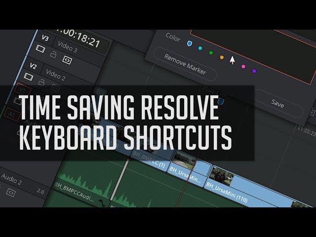 Top Resolve 14 Keyboard Shortcuts!  - DaVinci Resolve 14 Tutorial - Casey Faris