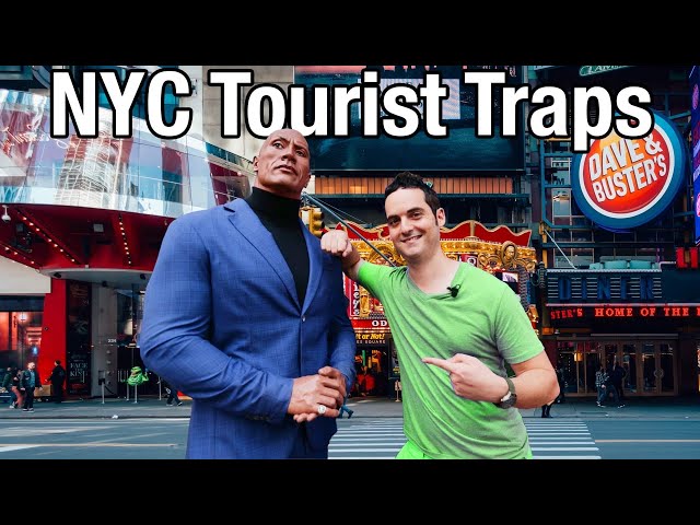 ONLY Visiting Times Square Tourist Traps For an Entire Day!
