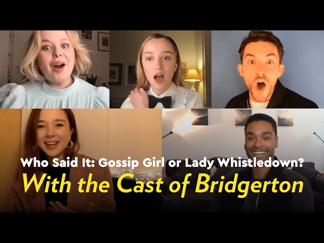 Who Said It: Gossip Girl or Lady Whistledown? With the Cast of Bridgerton | POPSUGAR Pop Quiz