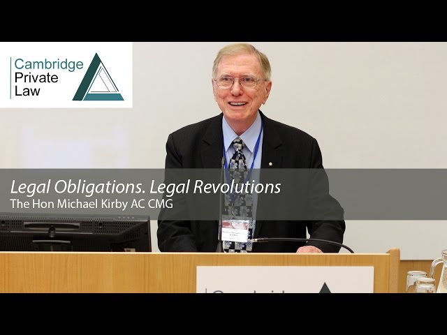 'Legal Obligations. Legal Revolutions': 2016 Cambridge Freshfields Lecture