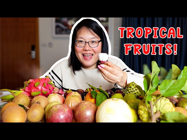 I taste test exotic fruits from Vietnam