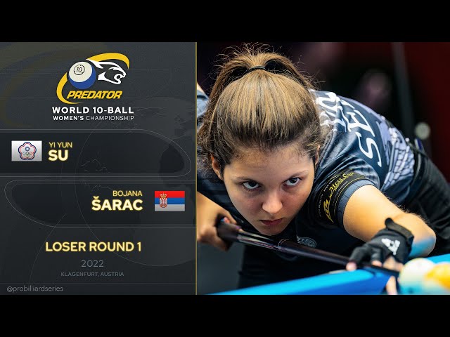Yi Yun Su vs Bojana Sarac ▸ Predator World Women's 10-Ball Championship