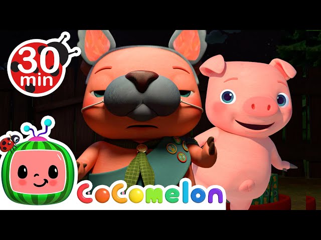 This Little Piggy Wears a Wolf Costume! | CoComelon Halloween Animal Time | Animal Songs for Kids